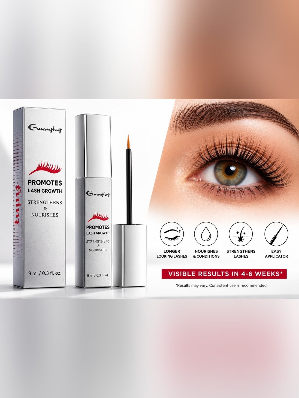 Guanjing Eyelash Growth Serum 9ml Lash Enhancing Nourishing Conditioning Serum